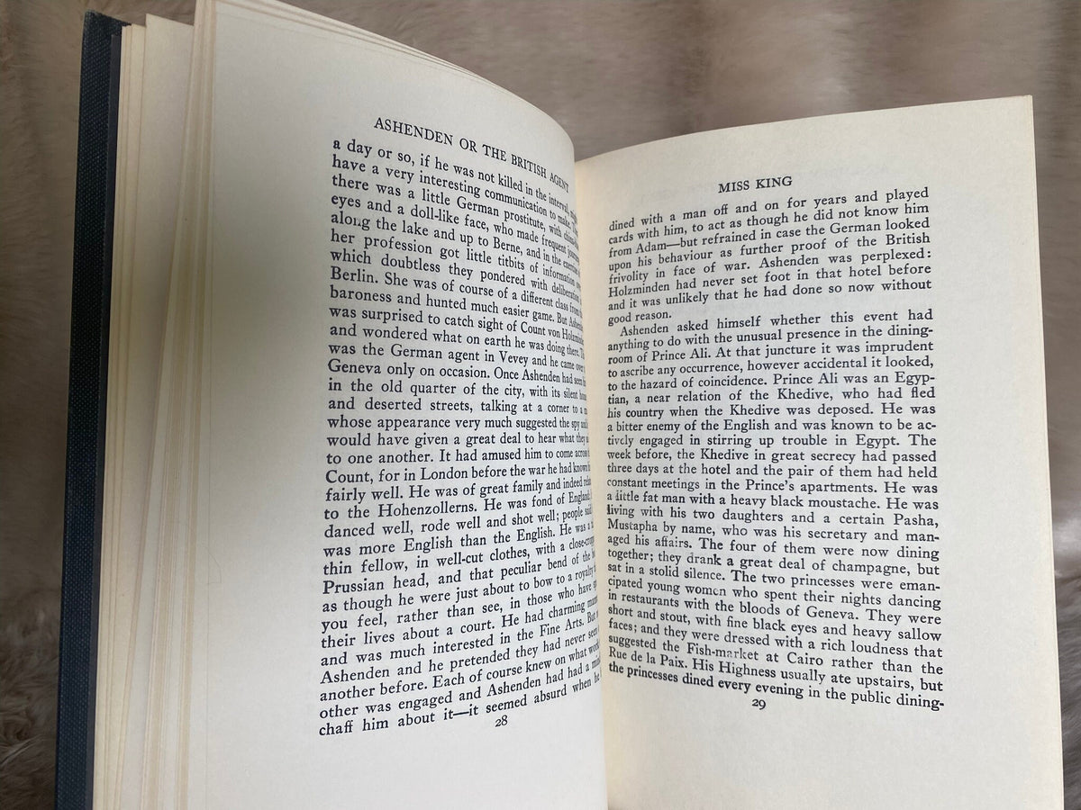 1941: Ashenden or the British Agent, by W. Somerset Maugham