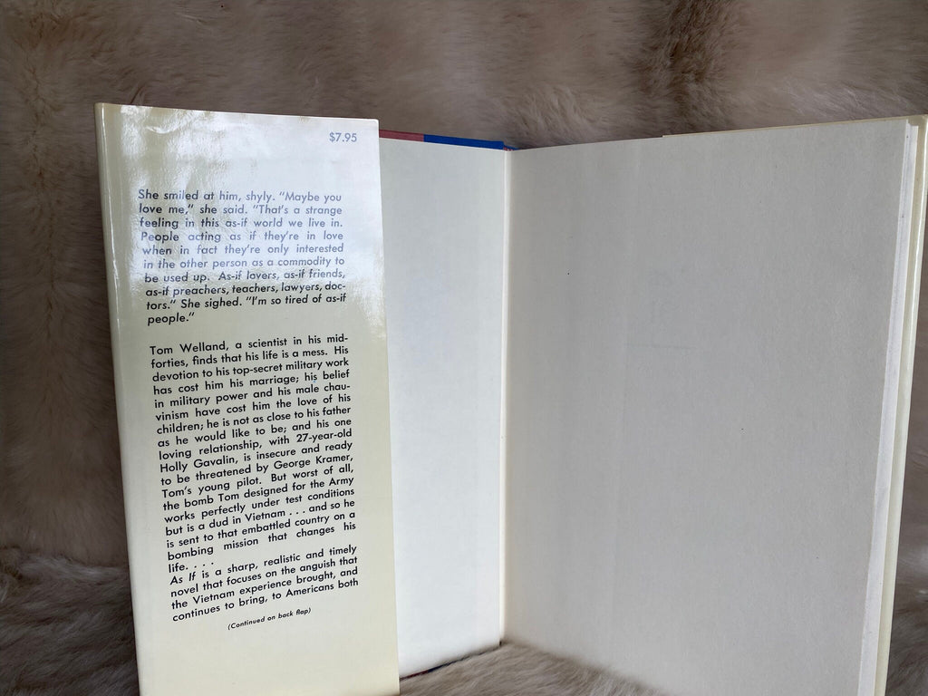 1973 First Edition - As If: A Novel of Love After Divorce and Men at War, by Ken Edgar