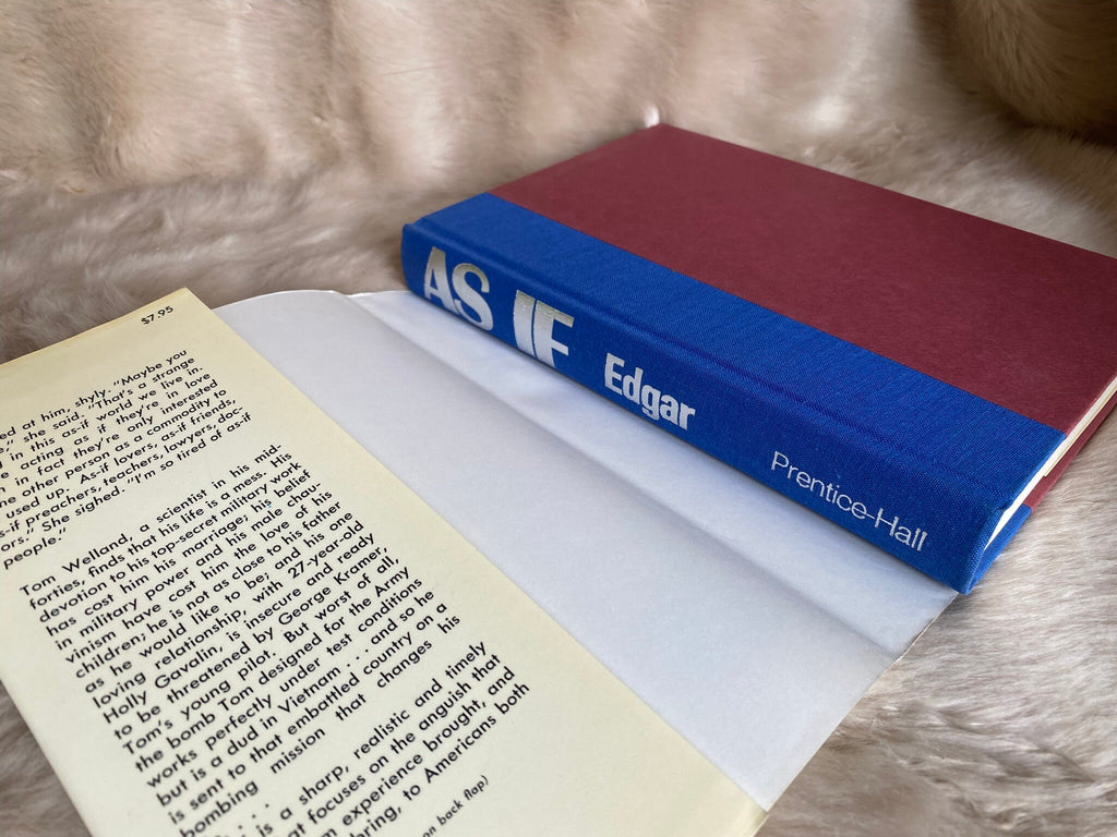 1973 First Edition - As If: A Novel of Love After Divorce and Men at War, by Ken Edgar