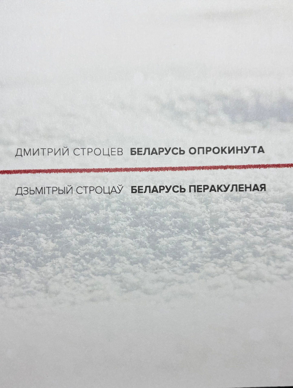 Беларусь перакуленая. Дзьмітрый Строцаў
