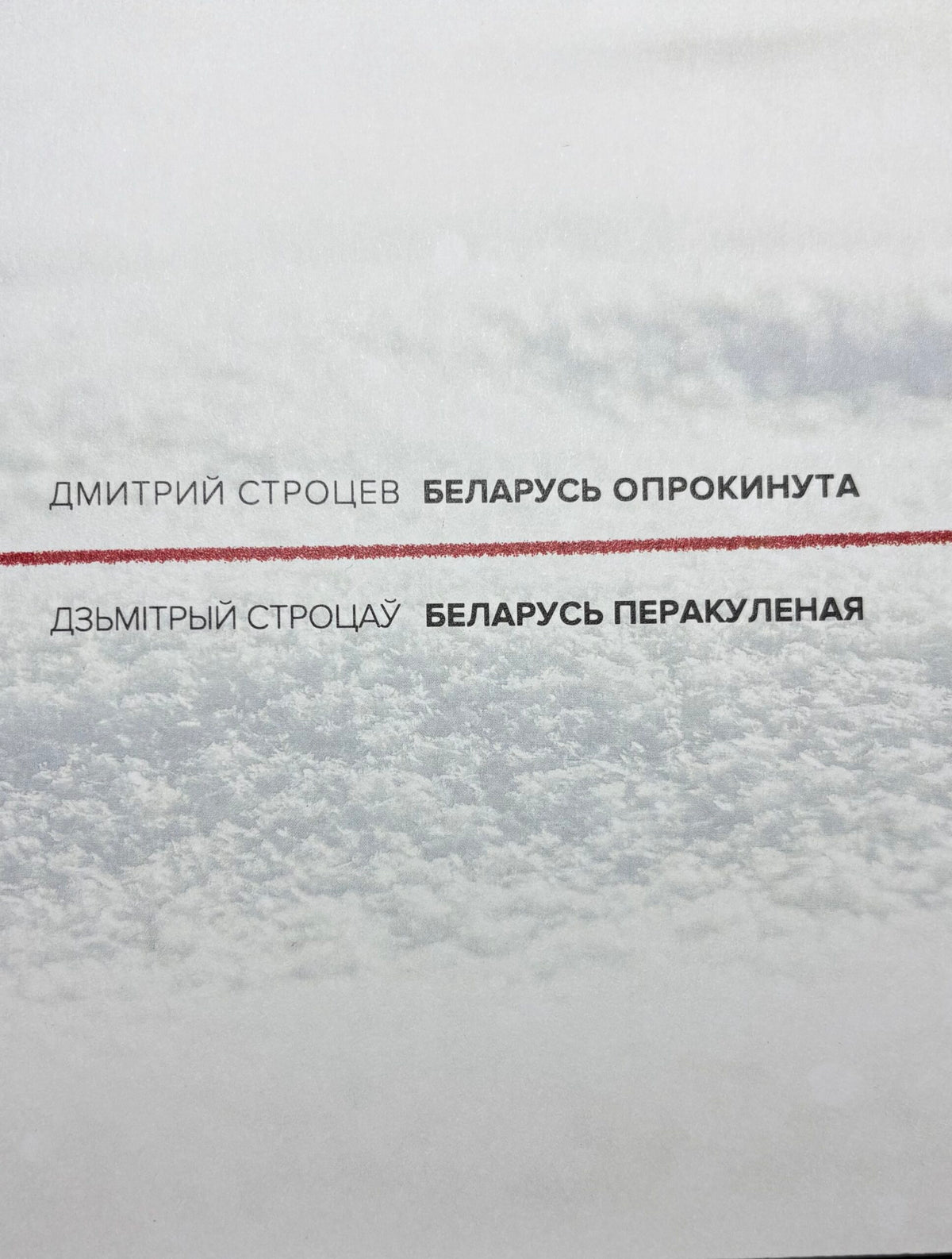 Беларусь перакуленая. Дзьмітрый Строцаў