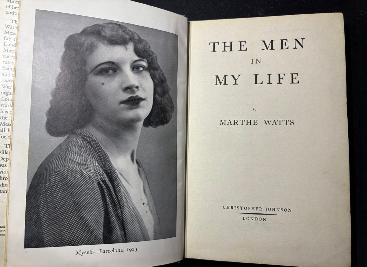 1960: The Men in My Life: The Story of the Messina Reign of Vice in London, by Marthe Watts, 1st edition