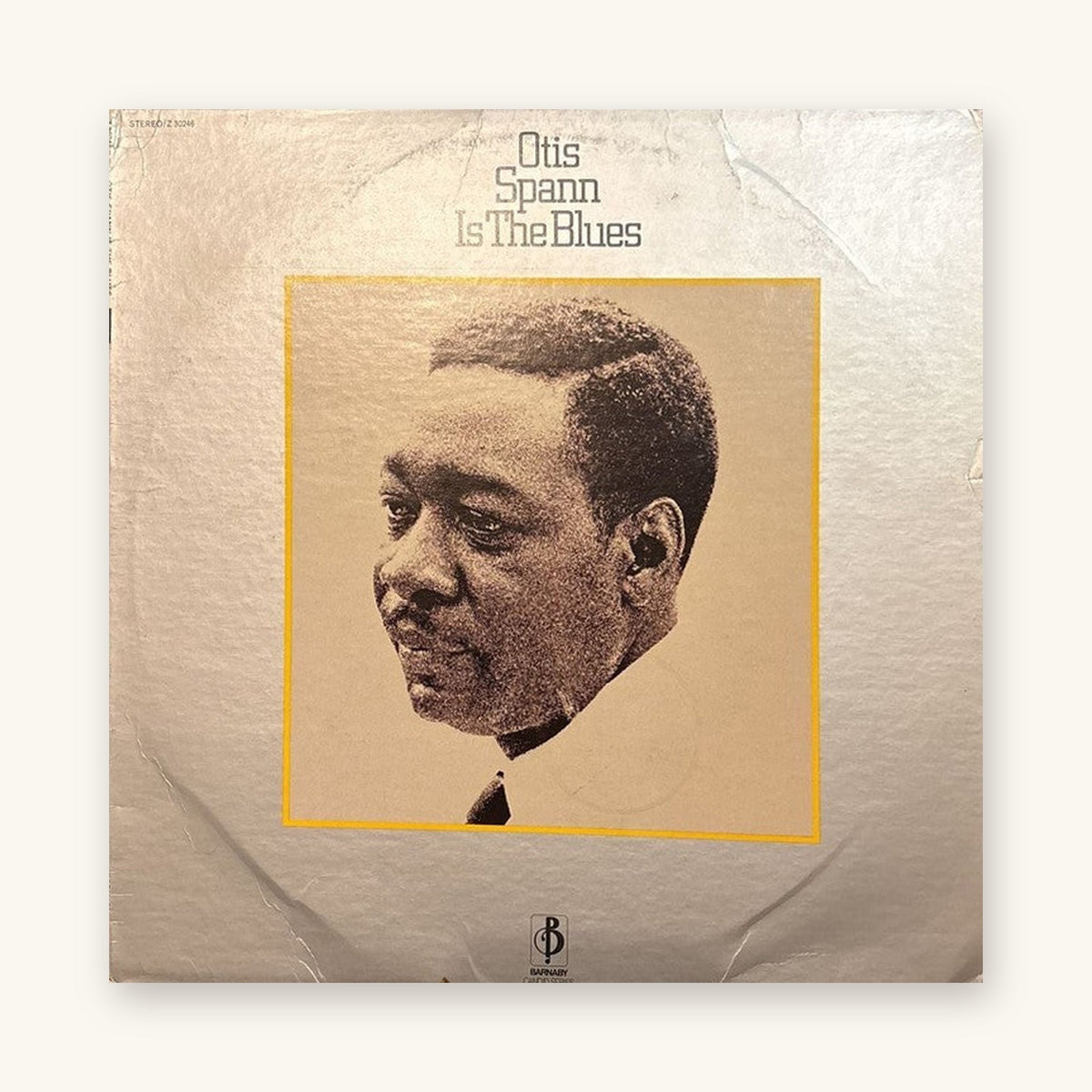 Otis Spann Is The Blues Vinyl LP, Barnaby Candid Series, 12-inch Record.