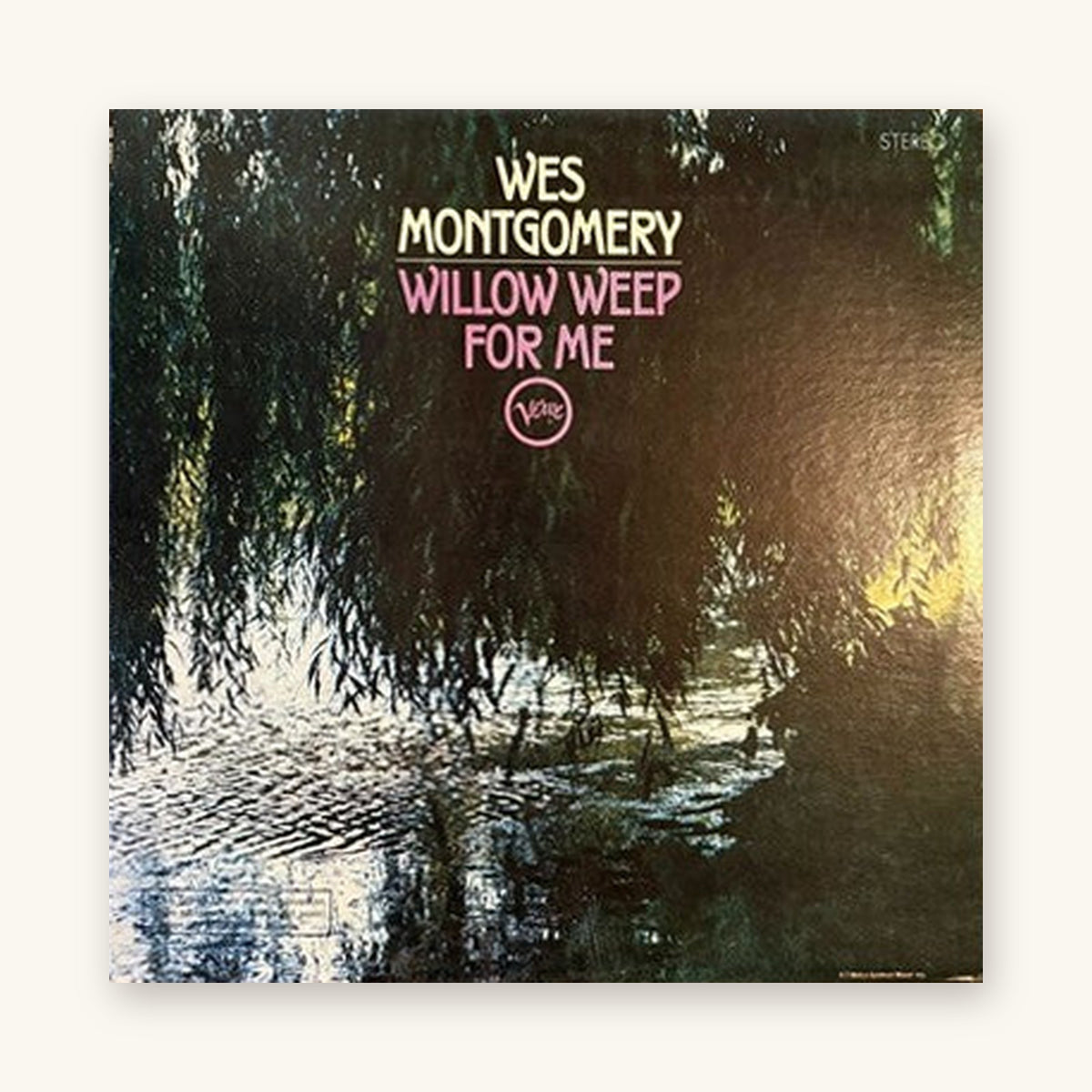 Wes Montgomery - Willow Weep For Me - Verve Vinyl LP 1969
